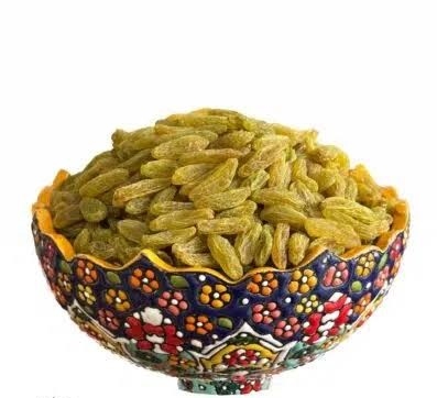 تصویر 2 از کشمش سبز قلمی خلیل آباد با فرم کشیده و رنگ خاص